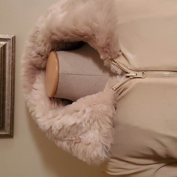 Adorable Reversible Fur, and Fabric Jacket - Picture 12 of 16